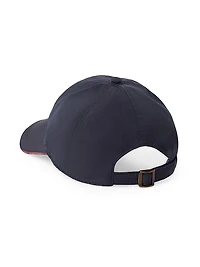 Water Resistant Microfiber Baseball Cap with Embroidered Logo