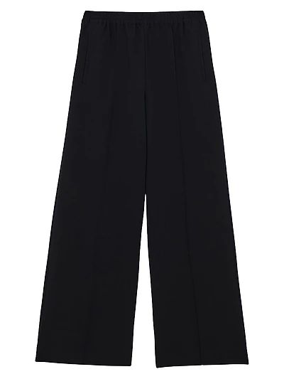 Robyn Pintuck Wide-Leg Pants