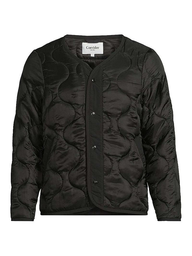 Quilted Nylon Liner Jacket
