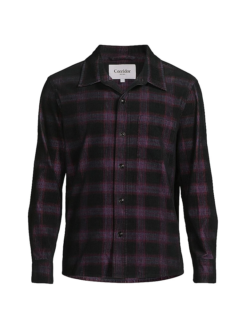 Jupiter Plaid Corduroy Shirt