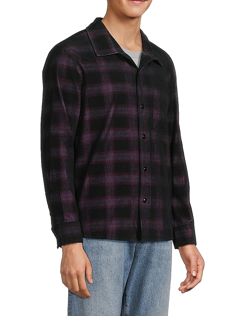 Jupiter Plaid Corduroy Shirt