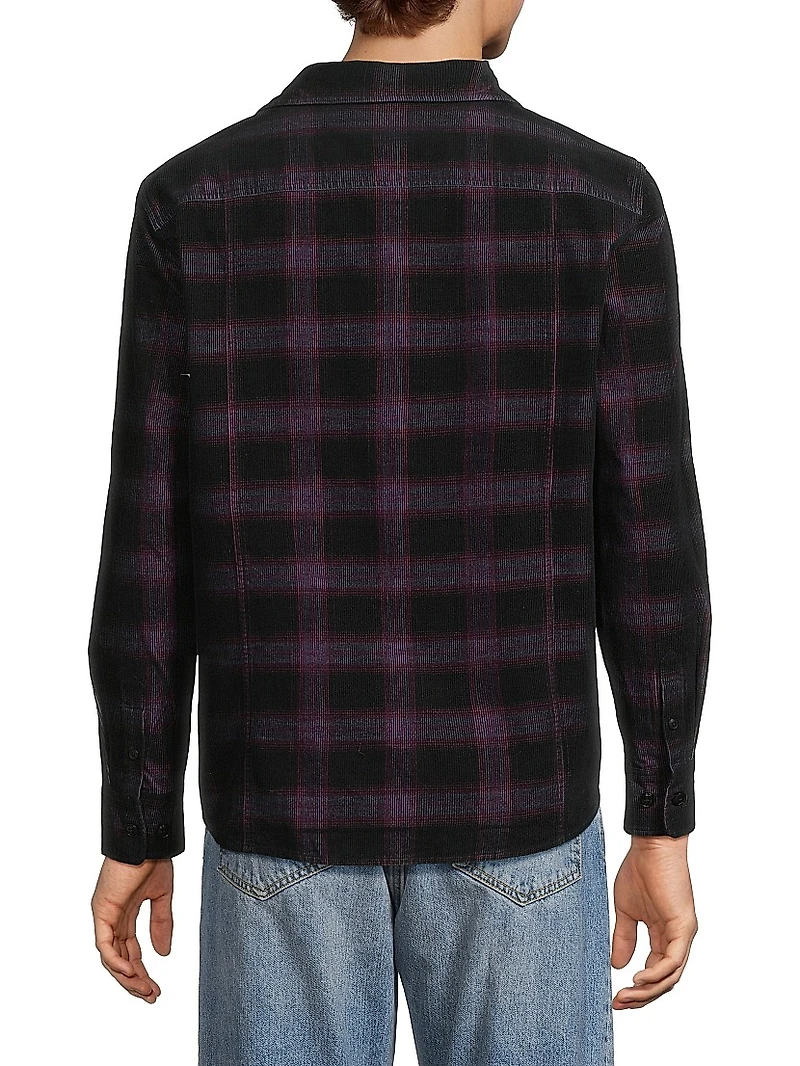 Jupiter Plaid Corduroy Shirt