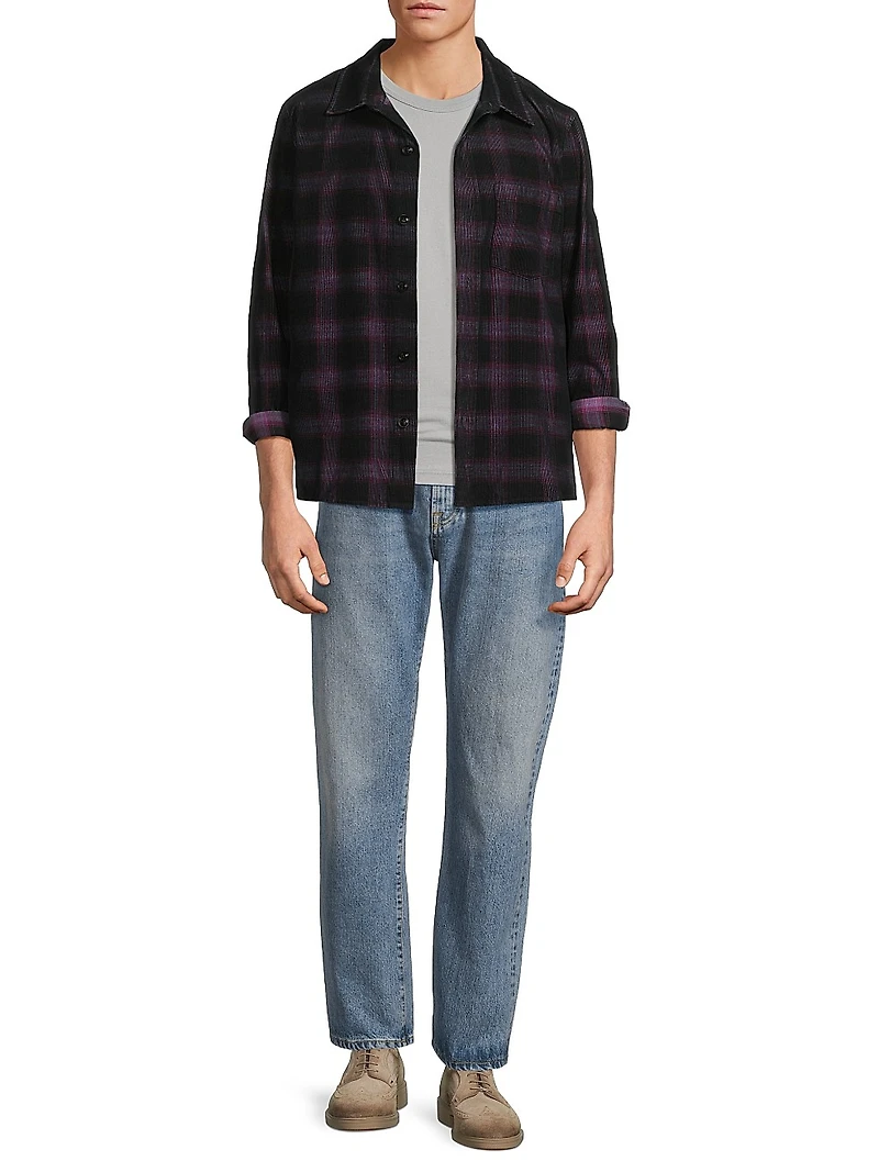 Jupiter Plaid Corduroy Shirt