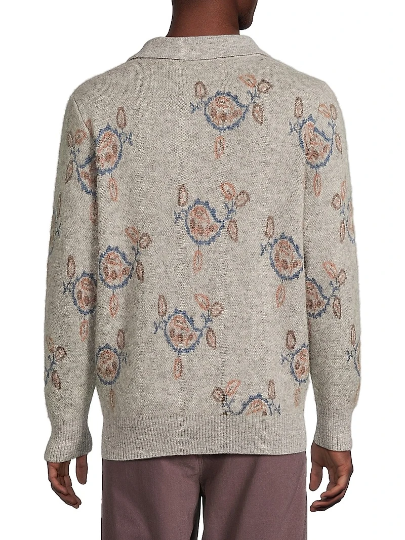 Maya Long-Sleeve Polo Shirt