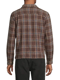 Venice Plaid Zip-Front Shirt