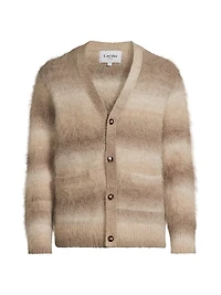Ombré Alpaca-Blend Cardigan