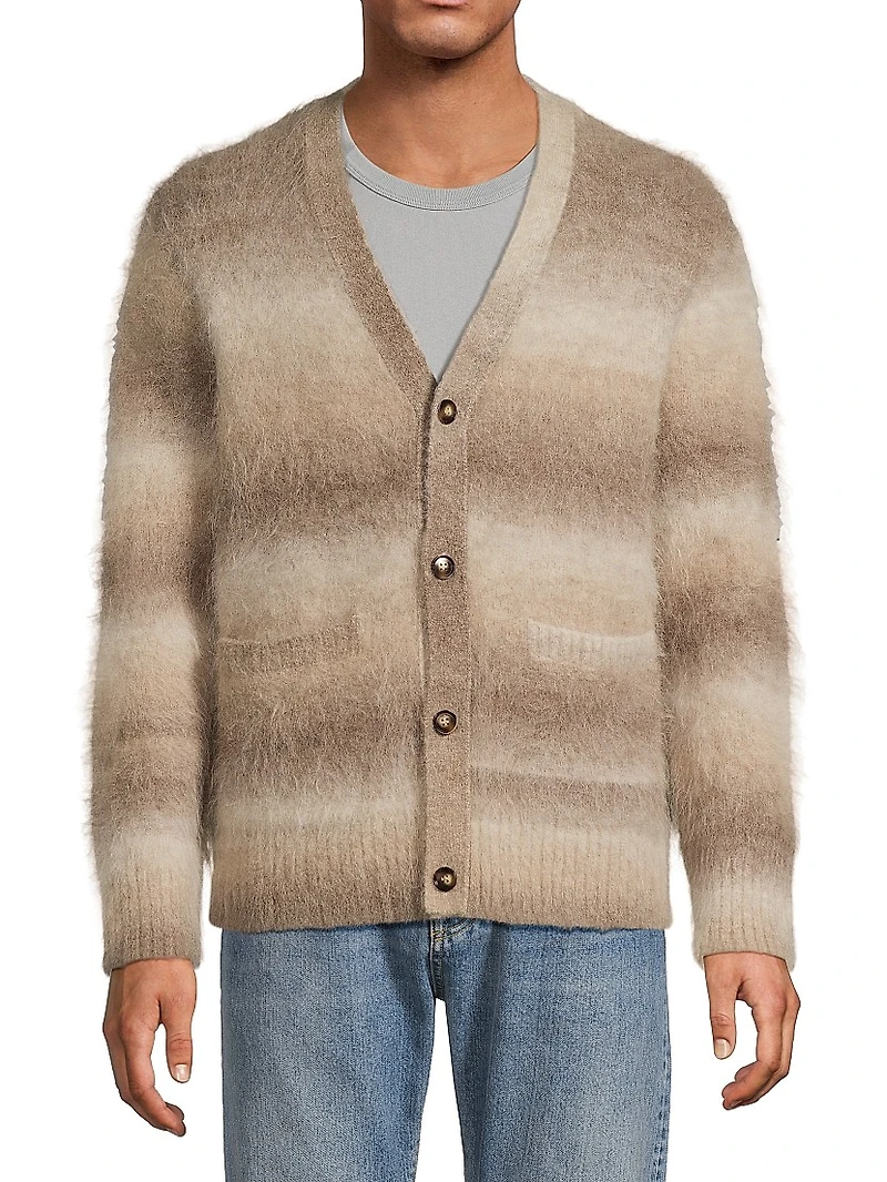 Ombré Alpaca-Blend Cardigan