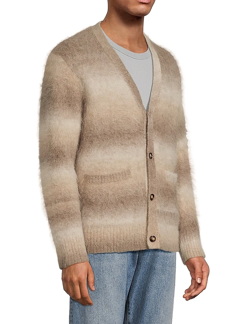 Ombré Alpaca-Blend Cardigan