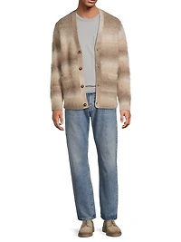 Ombré Alpaca-Blend Cardigan