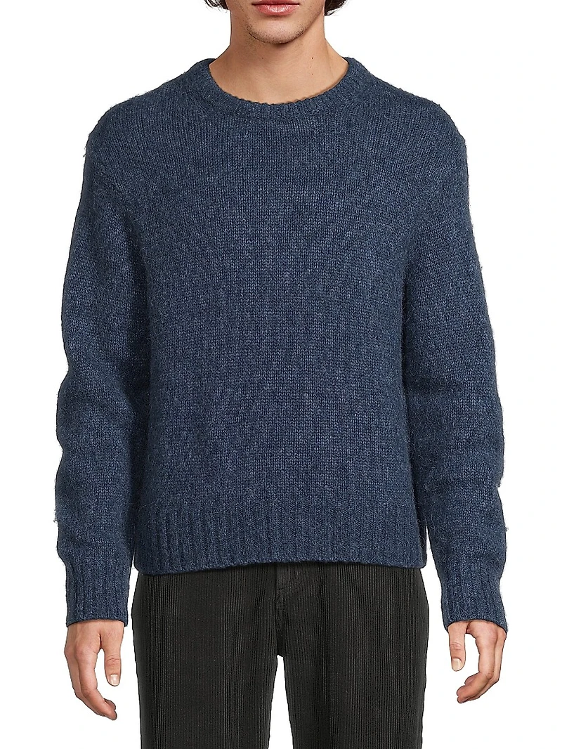 Wool-Blend Crewneck Sweater