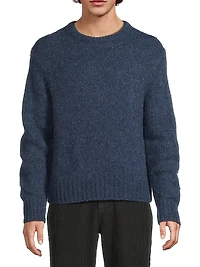 Wool-Blend Crewneck Sweater