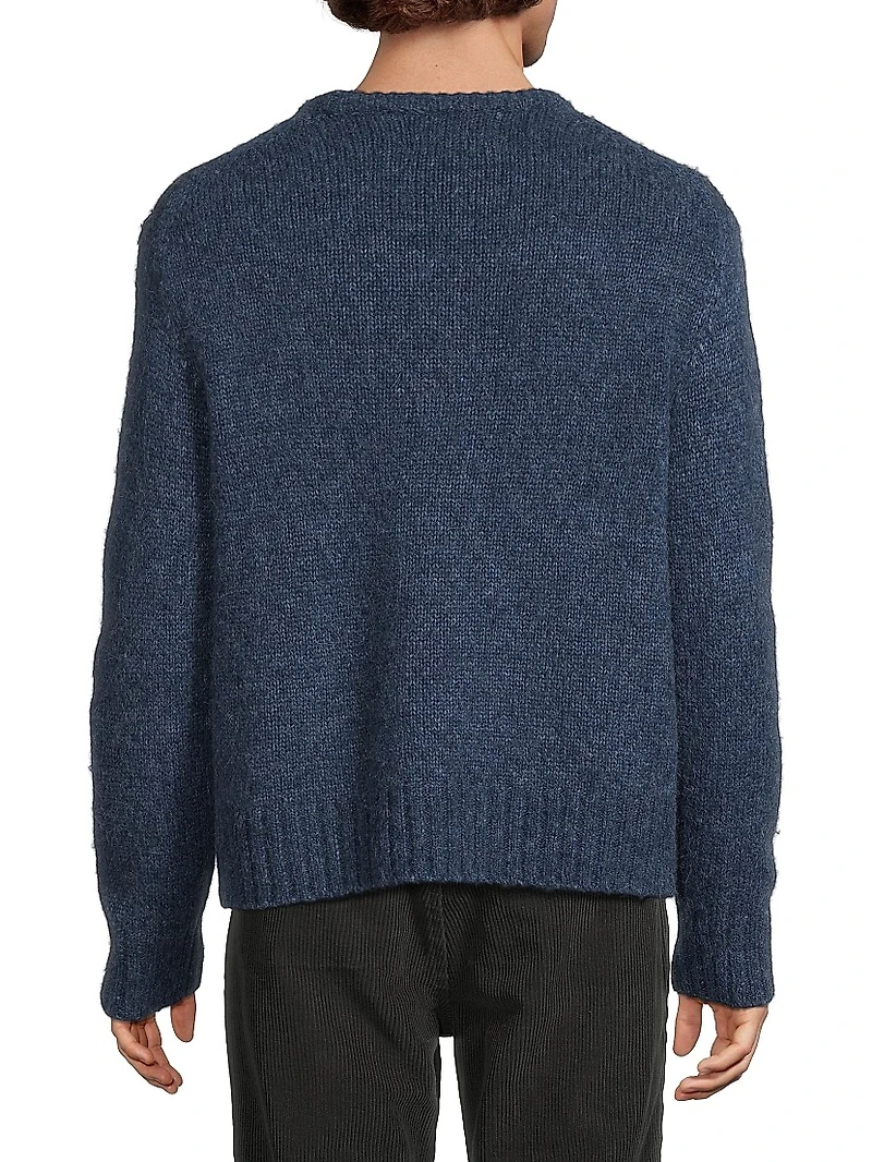 Wool-Blend Crewneck Sweater