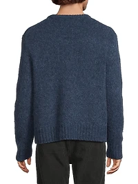 Wool-Blend Crewneck Sweater