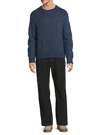 Wool-Blend Crewneck Sweater
