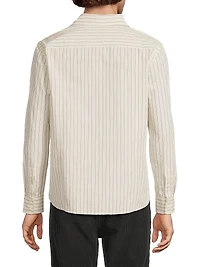 Striped Cotton Poplin Shirt