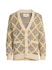 Mariposa Cotton Jacquard Cardigan