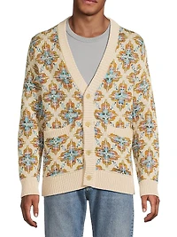 Mariposa Cotton Jacquard Cardigan