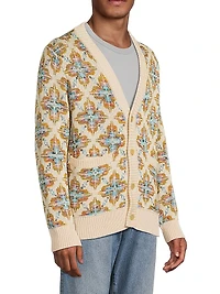 Mariposa Cotton Jacquard Cardigan