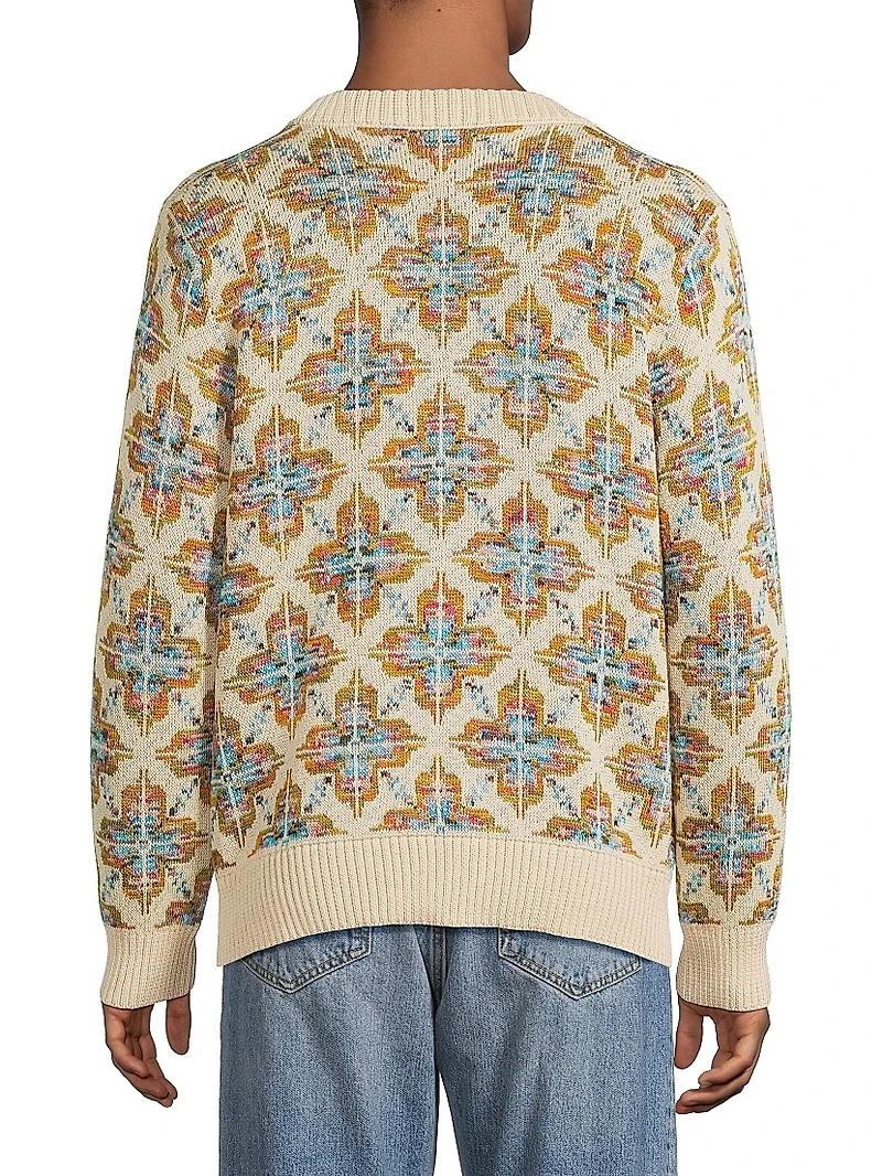 Mariposa Cotton Jacquard Cardigan