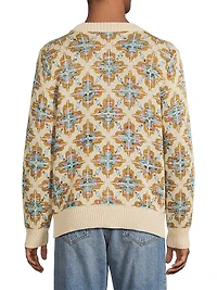 Mariposa Cotton Jacquard Cardigan