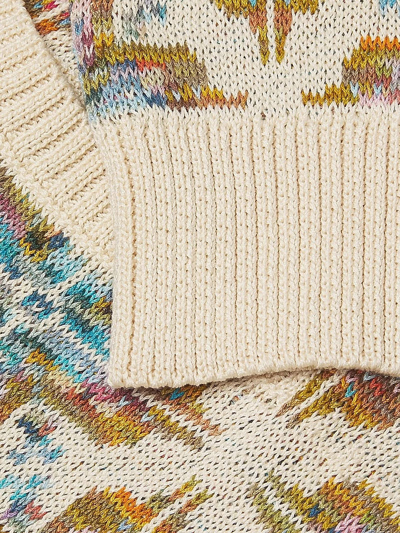 Mariposa Cotton Jacquard Cardigan