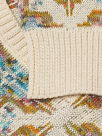 Mariposa Cotton Jacquard Cardigan
