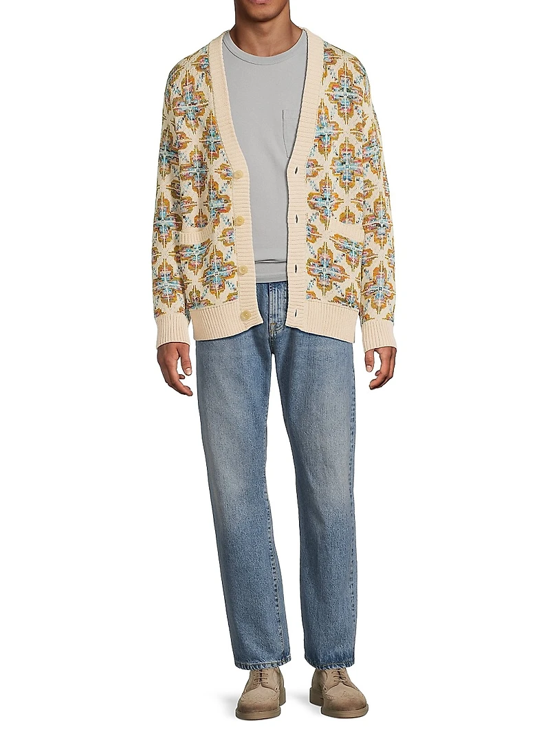Mariposa Cotton Jacquard Cardigan