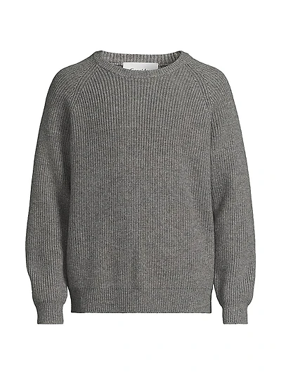 Wool-Blend Crewneck Sweater