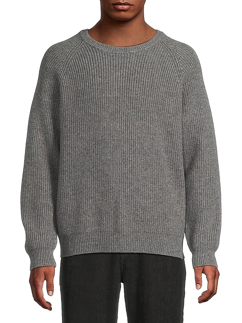 Wool-Blend Crewneck Sweater