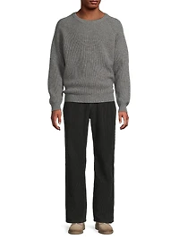 Wool-Blend Crewneck Sweater
