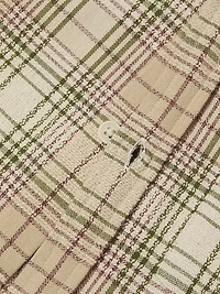 Birch Plaid Cotton Button-Front Shirt