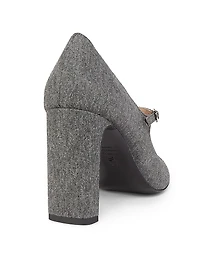 Babette 85MM Flannel Mary Janes