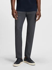 Delaware Slim-Fit Trousers Patterned Stretch Cotton