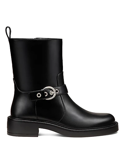 Chrystie 20MM Leather Booties