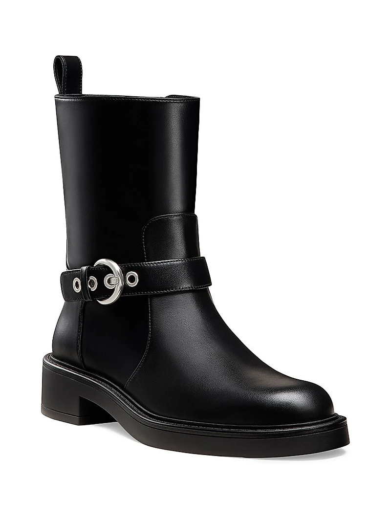 Chrystie 20MM Leather Booties