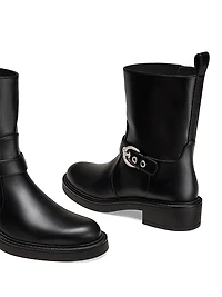 Chrystie 20MM Leather Booties