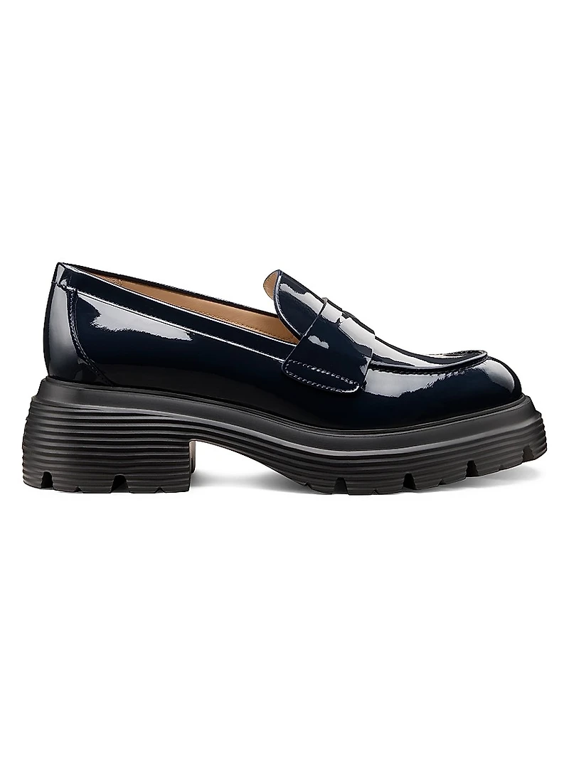 Hudson Lite 40MM Patent Leather Penny Loafers