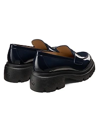 Hudson Lite 40MM Patent Leather Penny Loafers