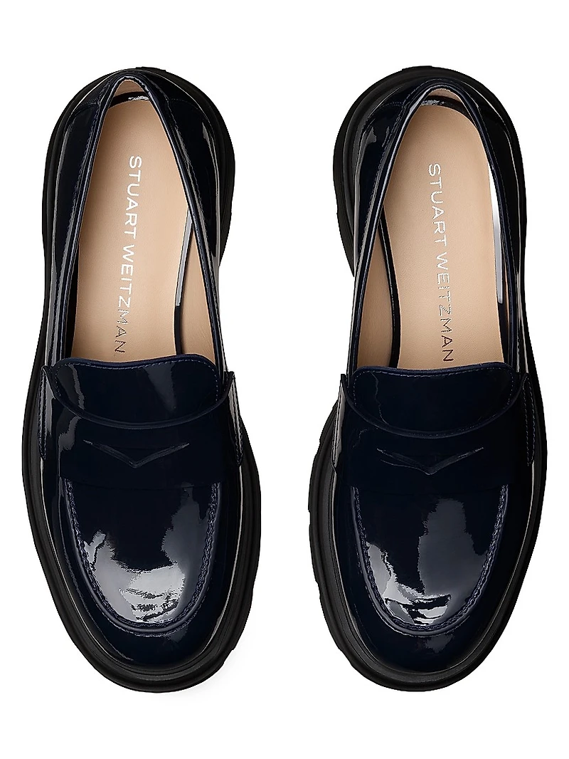 Hudson Lite 40MM Patent Leather Penny Loafers