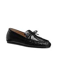 Britt Bow Patent Leather Loafers