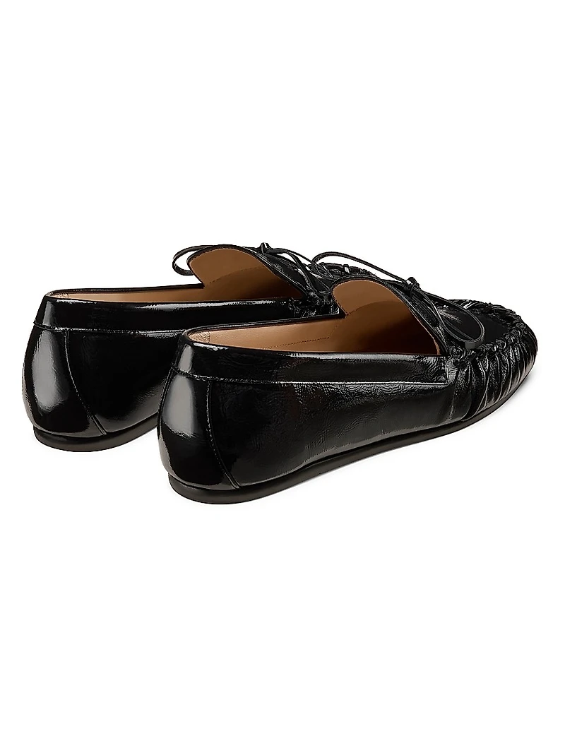 Britt Bow Patent Leather Loafers