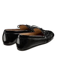 Britt Bow Patent Leather Loafers