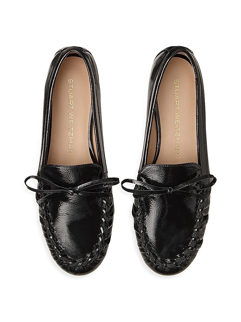 Britt Bow Patent Leather Loafers
