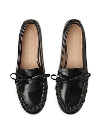 Britt Bow Patent Leather Loafers