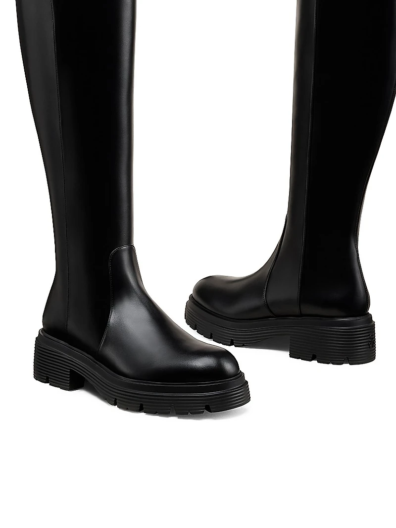 Hudson Lite 40MM Leather Knee-High Boots