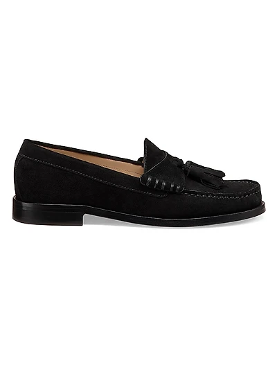 Lottie 40MM Suede Tassel Loafers