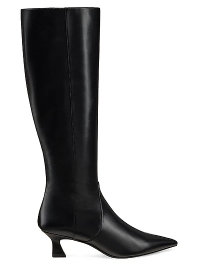 Vinnie 50MM Leather Knee-High Boots