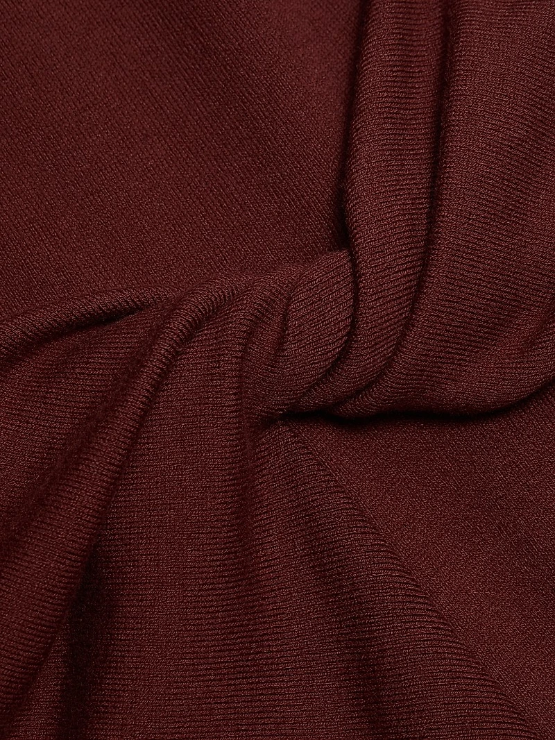 Cody Twisted Stretch-Cotton Midi-Dress