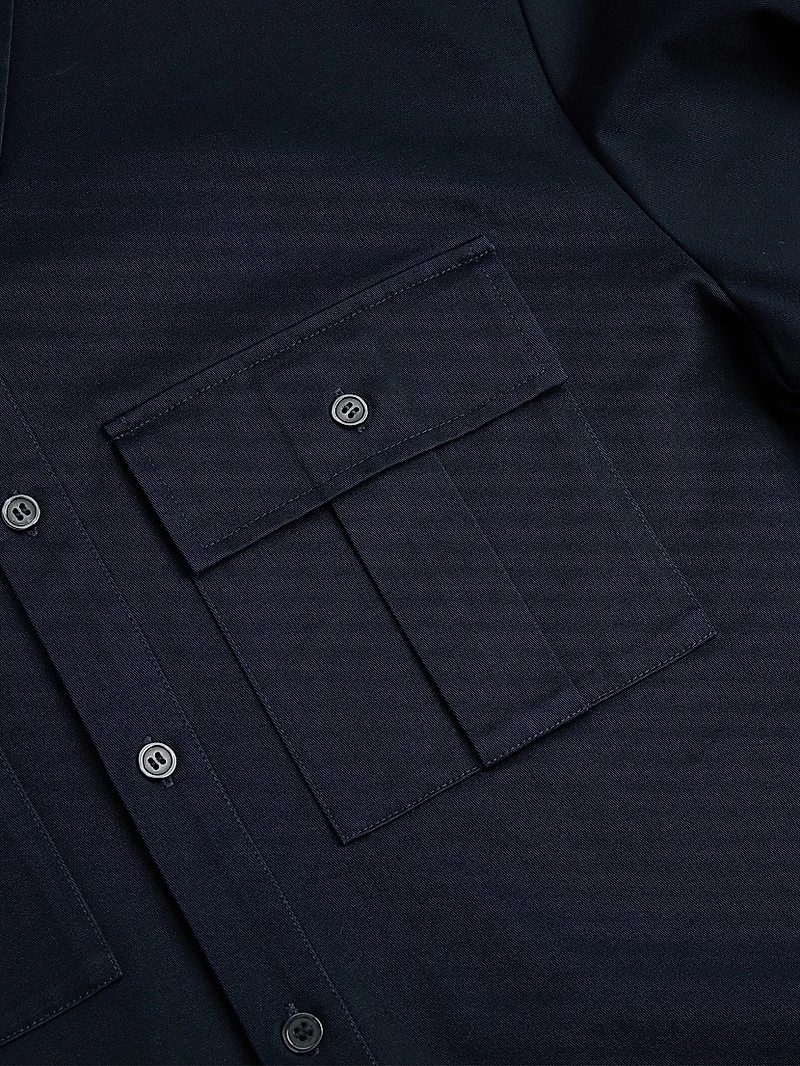 Pleated Pocket Shirt