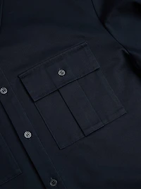 Pleated Pocket Shirt